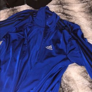 Adidas track jacket blue medium men’s